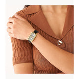 FOSSIL ES5227 BLACK LEATHER WOMEN WATCH