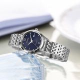 CITIZEN EW2530-87L ECO-DRIVE BLUE DIAL STAINLESS STEEL WOMEN'S WATCH