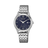 CITIZEN EW2530-87L ECO-DRIVE BLUE DIAL STAINLESS STEEL WOMEN'S WATCH