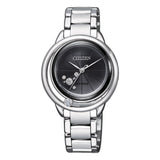 CITIZEN ECO-DRIVE EW5528-82E STAINLESS STEEL LADIES WATCH