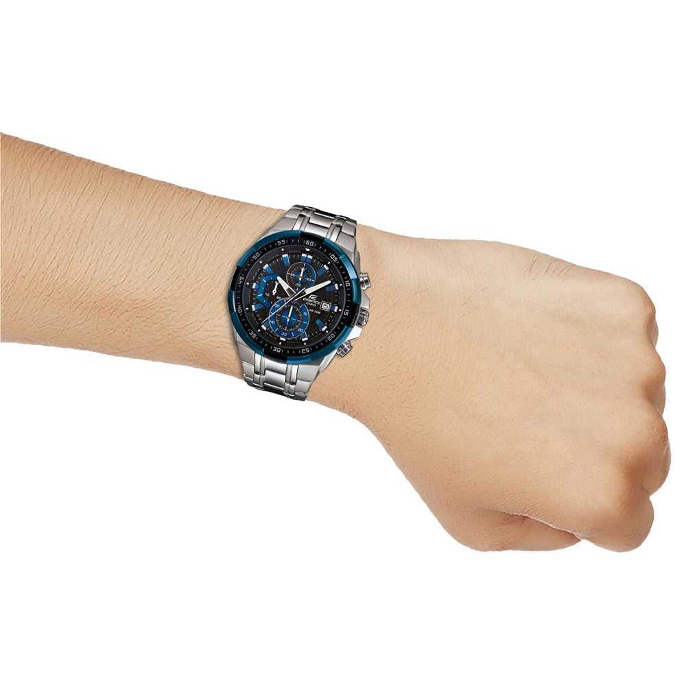 CASIO EDIFICE EFR-539D-1A2VUDF CHRONOGRAPH SILVER STAINLESS STEEL MEN'S WATCH - H2 Hub Watches