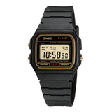 CASIO GENERAL F-91WG-9QDF-P BLACK RESIN STRAP UNISEX WATCH