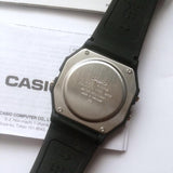 CASIO GENERAL F-91WG-9QDF-P BLACK RESIN STRAP UNISEX WATCH