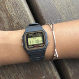 CASIO GENERAL F-91WG-9QDF-P BLACK RESIN STRAP UNISEX WATCH