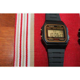 CASIO GENERAL F-91WG-9QDF-P BLACK RESIN STRAP UNISEX WATCH