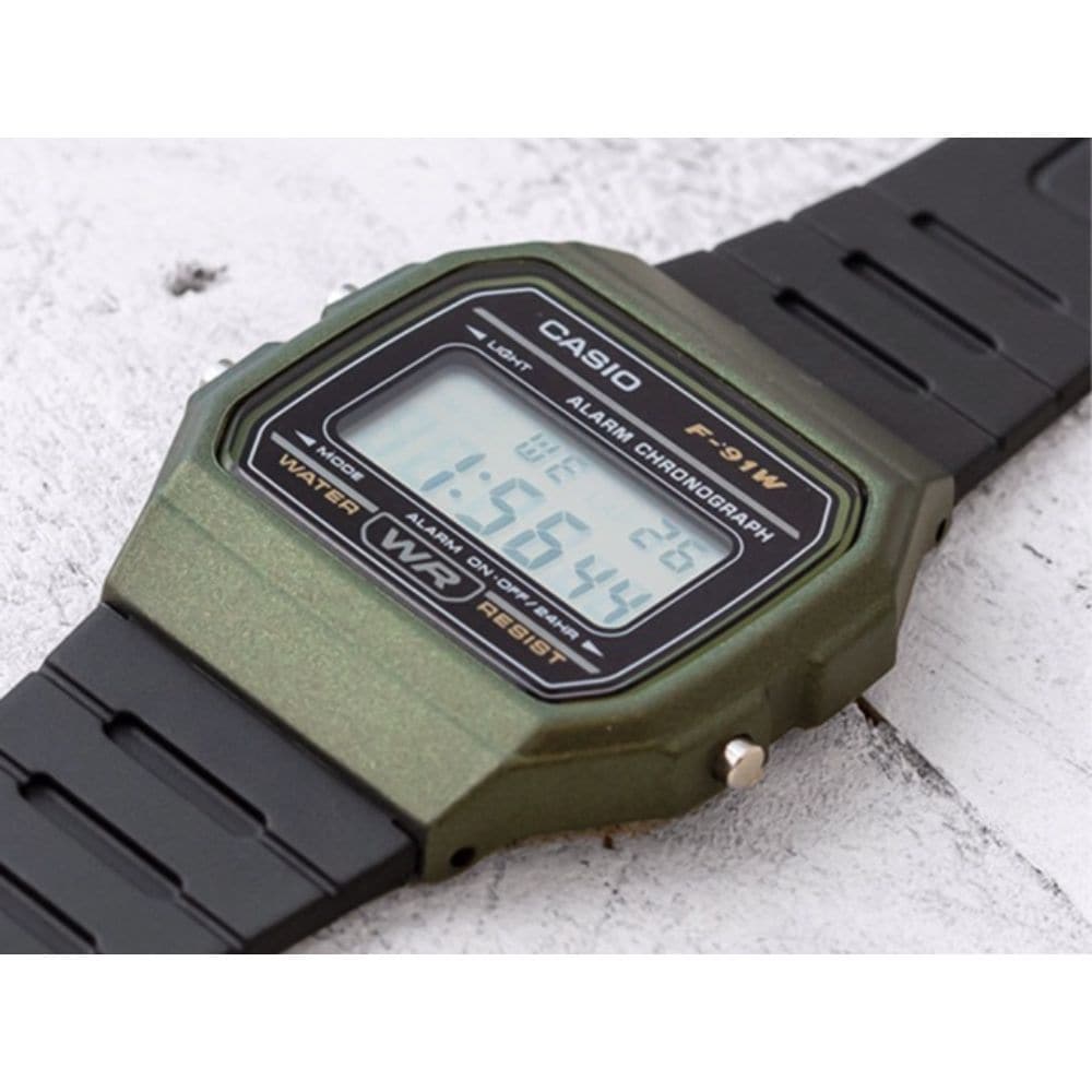 CASIO GENERAL F-91WM-3ADF UNISEX WATCH - H2 Hub Watches
