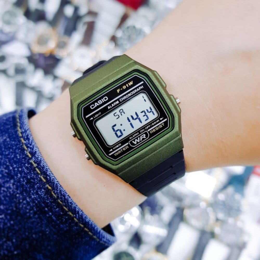 CASIO GENERAL F-91WM-3ADF UNISEX WATCH - H2 Hub Watches