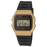 Casio Digital Chronograph Black Resin Strap Unisex Watch F-91WM-9ADF-P