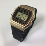 Casio Digital Chronograph Black Resin Strap Unisex Watch F-91WM-9ADF-P