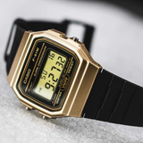 Casio Digital Chronograph Black Resin Strap Unisex Watch F-91WM-9ADF-P