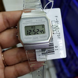 CASIO F-91WS-7DF RESIN TRANSPARENT STRAP WOMEN'S WATCH