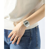 CASIO F-91WS-7DF RESIN TRANSPARENT STRAP WOMEN'S WATCH