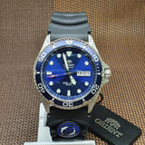 ORIENT FAA02008D9 BLUE RUBBER STRAP MEN'S WATCH