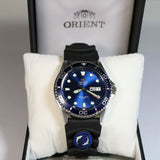 ORIENT FAA02008D9 BLUE RUBBER STRAP MEN'S WATCH
