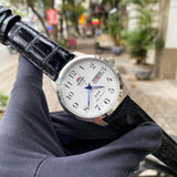 ORIENT TRI STAR FAB0B004W9 BLACK LEATHER MEN'S WATCH
