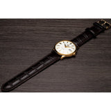 ORIENT FAC00003W0 BLACK LEATHER MEN'S WATCH