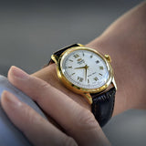 ORIENT FAC00007W0 BROWN LEATHER MEN'S WATCH
