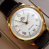 ORIENT FAC00007W0 BROWN LEATHER MEN'S WATCH