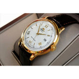 ORIENT FAC00007W0 BROWN LEATHER MEN'S WATCH