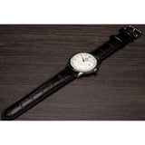 ORIENT FAC00008W0 WHITE DIAL BROWN LEATHER MEN'S WATCH