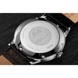 ORIENT FAC00008W0 WHITE DIAL BROWN LEATHER MEN'S WATCH