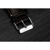 ORIENT FAC00008W0 WHITE DIAL BROWN LEATHER MEN'S WATCH