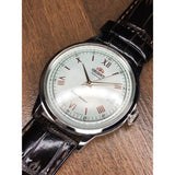 ORIENT FAC00008W0 WHITE DIAL BROWN LEATHER MEN'S WATCH