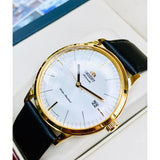 ORIENT FAC0000BW0 BLACK LEATHER MEN'S WATCH