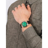 ORIENT FAC08002F0 GREEN DIAL BROWN LEATHER MEN'S WATCH