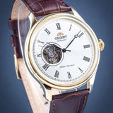 ORIENT FAG00002W0 BROWN LEATHER MEN'S WATCH