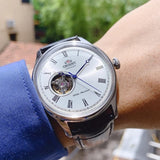 ORIENT FAG00003W0 BLACK LEATHER MEN'S WATCH