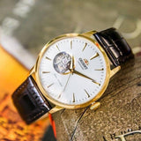 ORIENT FAG02003W0 BROWN LEATHER MEN WATCH