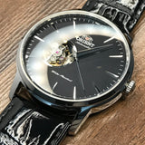 ORIENT FAG02004B0 BLACK LEATHER MEN'S WATCH