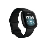 Fitbit Versa 3 Black Black Silicone Strap Unisex Smartwatch FB511BKBK-FRCJK