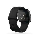 Fitbit Versa 3 Black Black Silicone Strap Unisex Smartwatch FB511BKBK-FRCJK