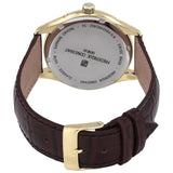 FREDERIQUE CONSTANT FC-259ST5B5 BROWN LEATHER MEN WATCH