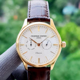FREDERIQUE CONSTANT FC-259ST5B5 BROWN LEATHER MEN WATCH