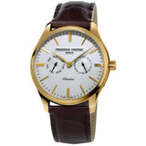 FREDERIQUE CONSTANT FC-259ST5B5 BROWN LEATHER MEN WATCH