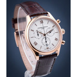 FREDERIQUE CONSTANT FC-292MV5B4 BROWN LEATHER MEN WATCH