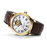 FREDERIQUE CONSTANT FC-315M4P5 BROWN LEATHER MEN WATCH