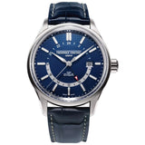 FREDERIQUE CONSTANT FC-350NT4H6 BLUE LEATHER MEN WATCH