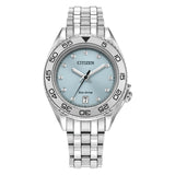 Citizen Eco Drive SIlver Stainless Steel Strap Women Watch FE6161-54L