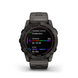GARMIN FENIX 7X GM-010-02541-49 SAPPHIRE SOLAR BLACK UNISEX SMARTWATCH