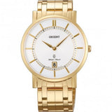 ORIENT FGW01001W0 GOLD STAINLESS STEEL UNISEX WATCH