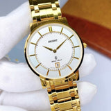 ORIENT FGW01001W0 GOLD STAINLESS STEEL UNISEX WATCH