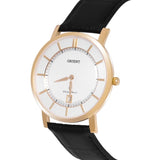 ORIENT FGW01002W0 BLACK LEATHER MEN WATCH