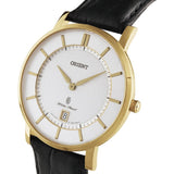 ORIENT FGW01002W0 BLACK LEATHER MEN WATCH