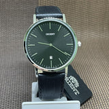 ORIENT FGW05004B0 BLACK LEATHER MEN'S WATCH