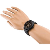 FOSSIL MACHINE MID-SIZE CHRONOGRAPH BLACK STAINLESS STEEL FS4682IE MEN'S WATCH