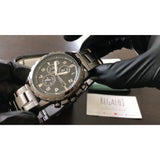 FOSSIL FS4721IE BLACK DIAL STAINLESS STEEL MEN'S WATCH